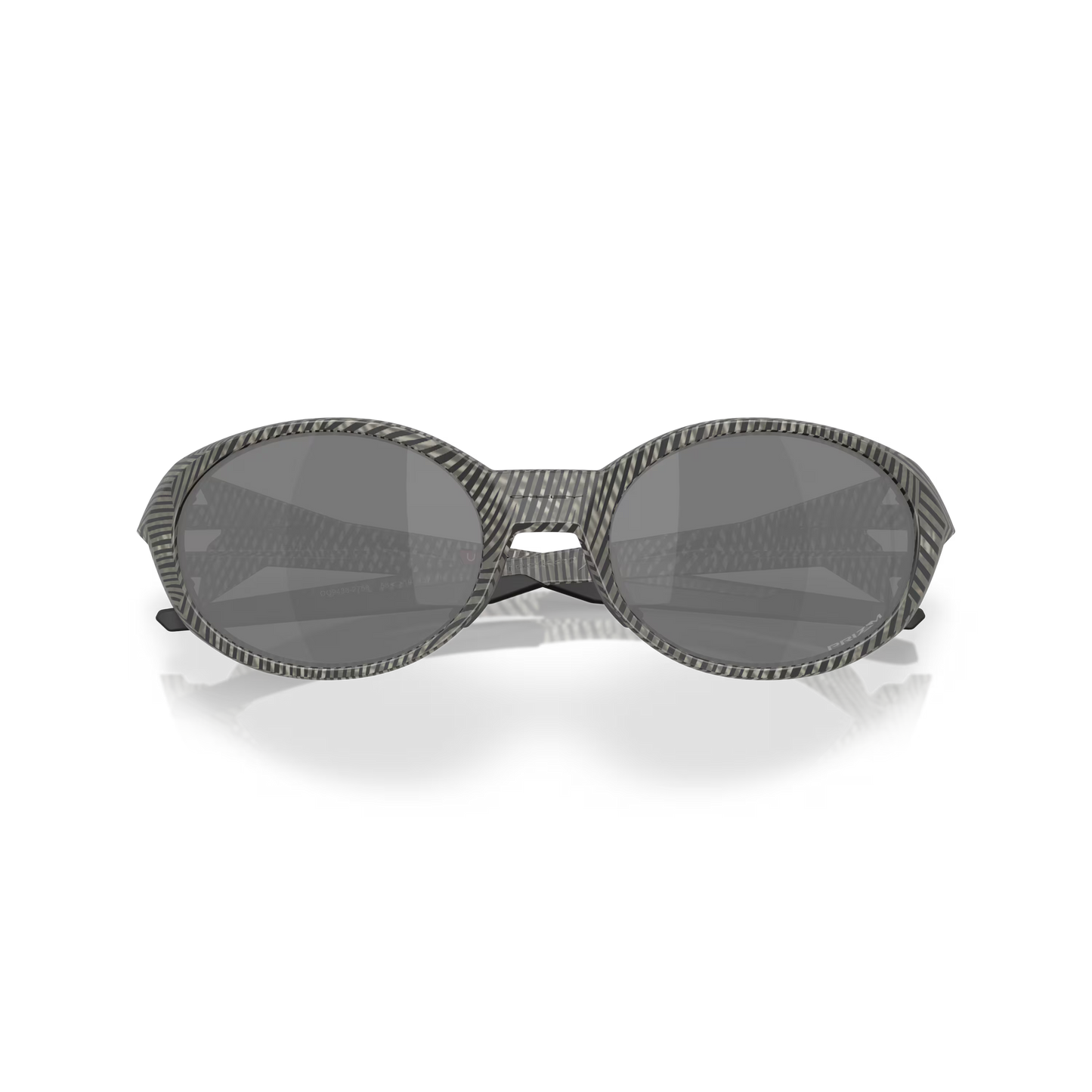 Sunglasses with a textured frame on a transparent background