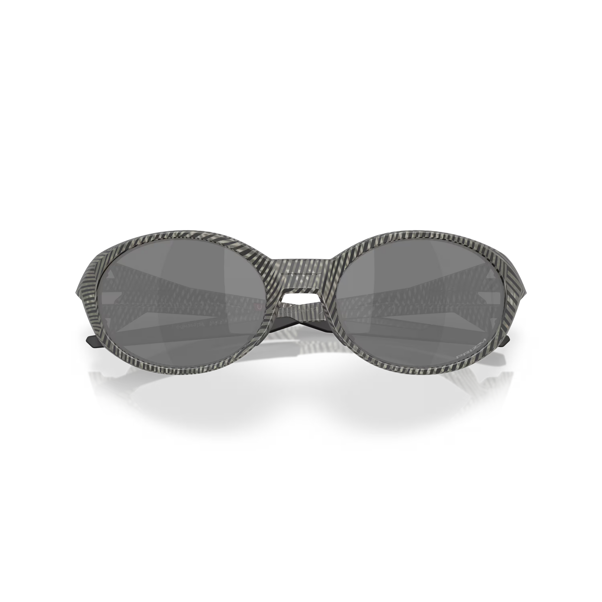 Sunglasses with a textured frame on a transparent background