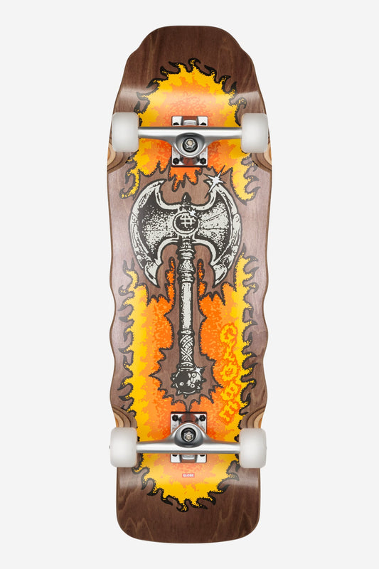 Globe Restless 10" Complete Skateboard - Axe Man