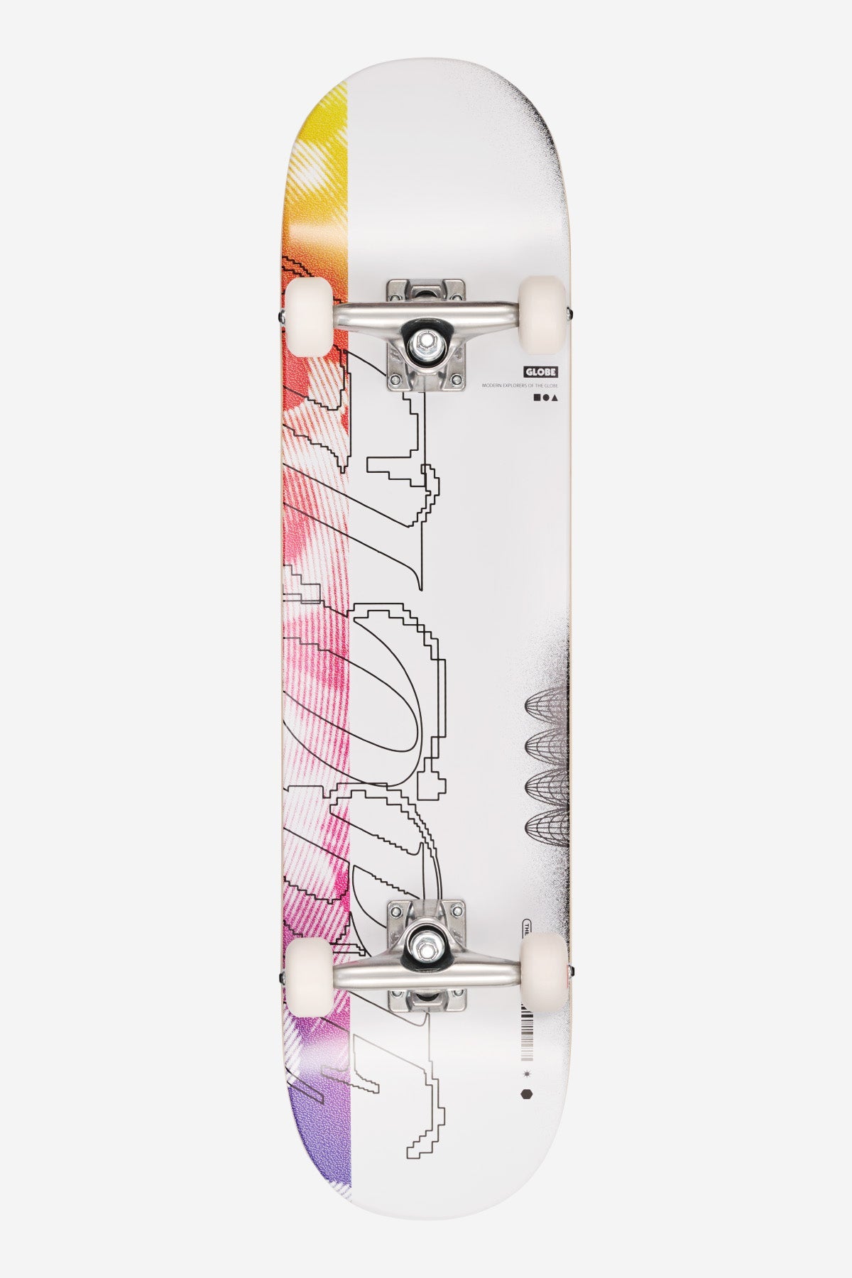Globe G0 Hive 7.75" Complete Skateboard - Blizzard