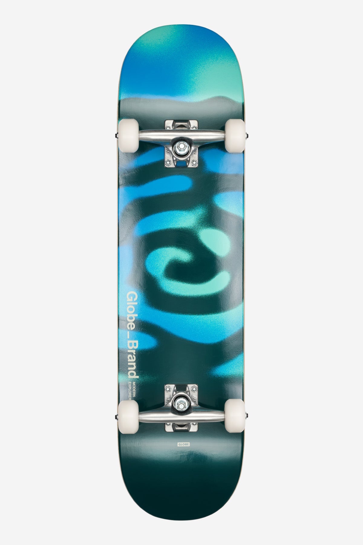 Globe G0 Pond 8.0" Complete Skateboard - Blue/Green