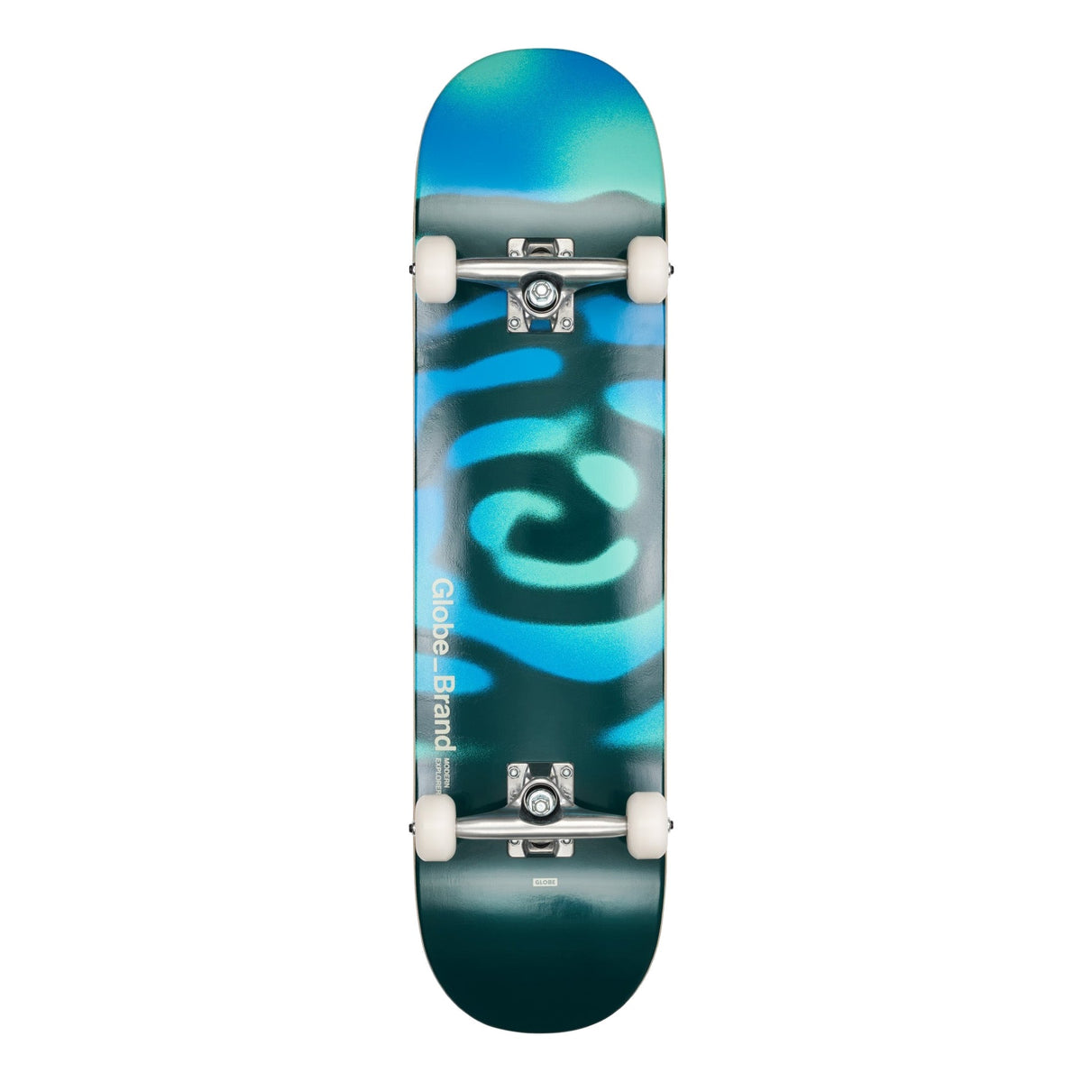 Globe G0 Pond 8.0" Complete Skateboard - Blue/Green