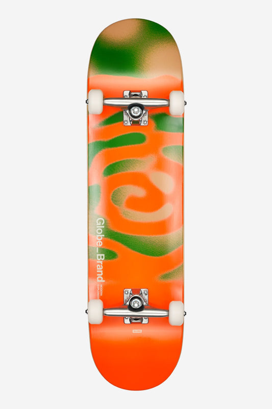 Globe G0 Pond 8.25" Complete Skateboard - Orange/Moss