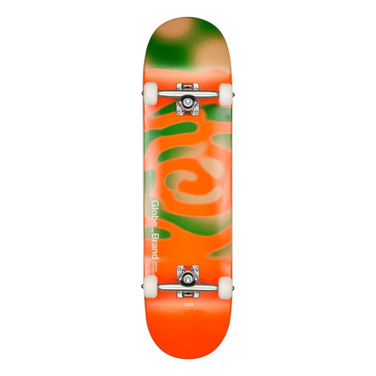 Globe G0 Pond 8.25" Complete Skateboard - Orange/Moss