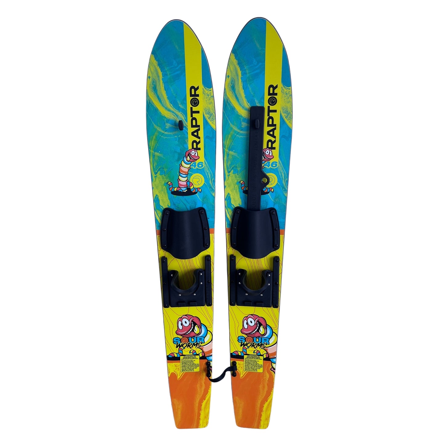 2027 Raptor Sour Worms Trainer Water Skis — deck view