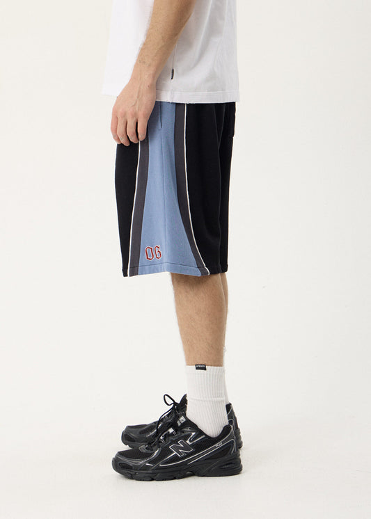 Afends Occupancy Fleece Short 22" Black — side panel