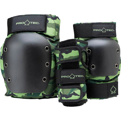 Pro-Tec Street Jr 3-PK Pad Set (Kids)- Camo