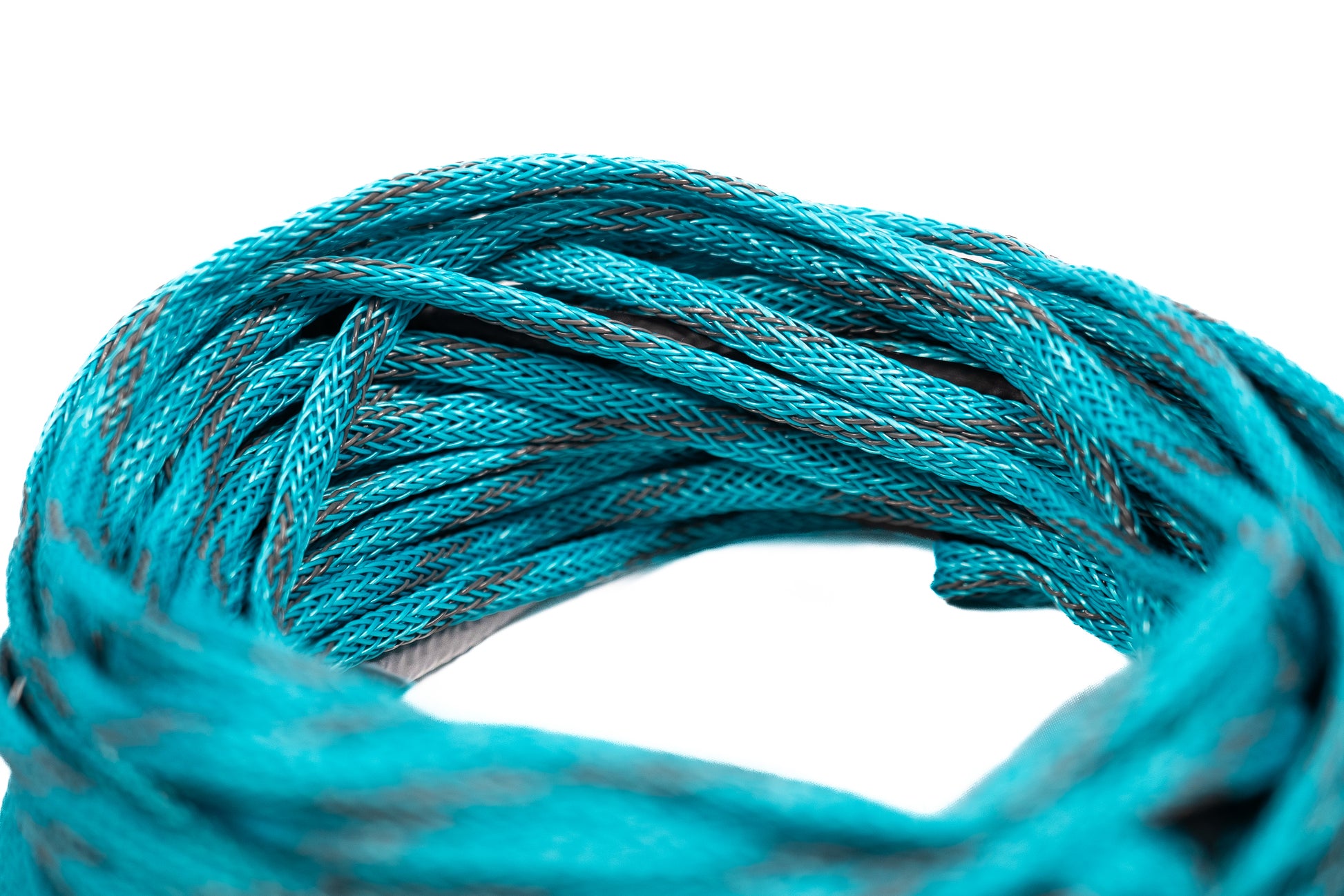 2027 Straightline Barefoot Spectra Fusion Line Teal — braid detail
