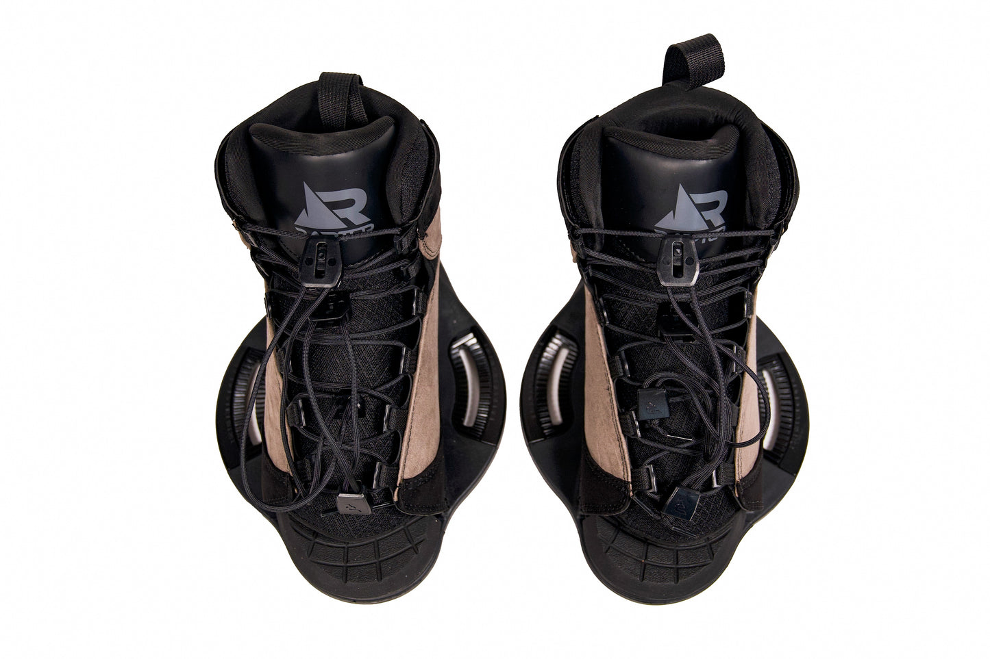 2027 Raptor Haze Wakeboard Bindings — dual locking lace zones