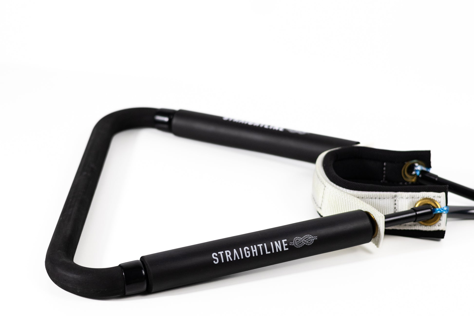 2027 Straightline Deluxe Barefoot Front Toe Handle Black — toe hold detail