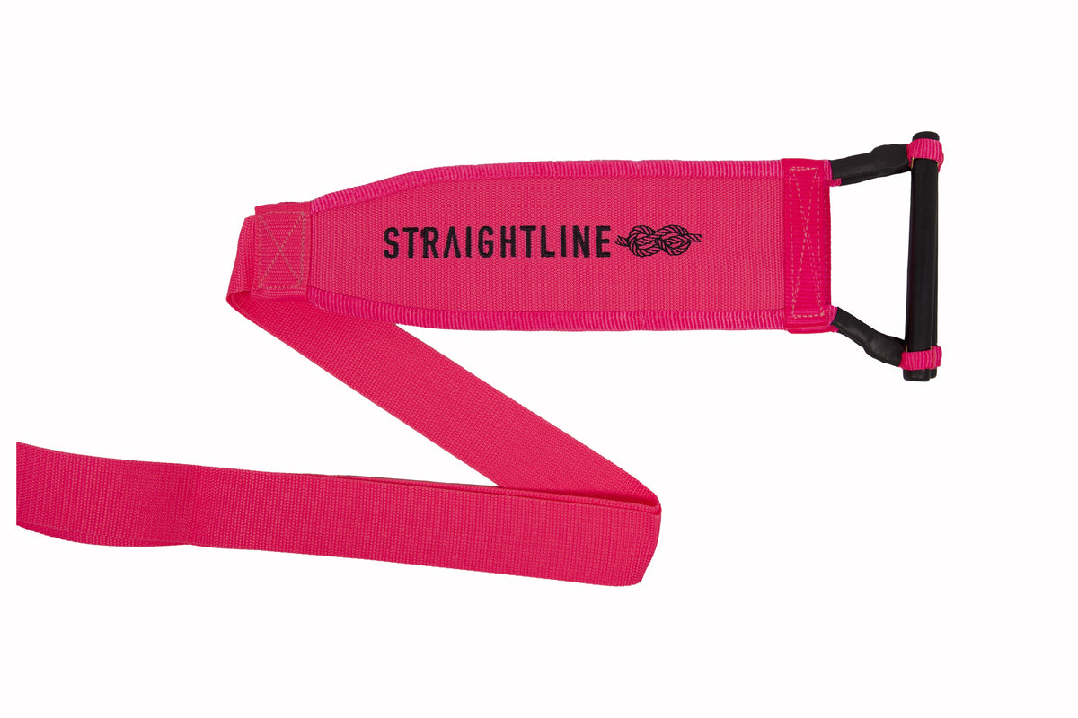 2027 Straightline Freestyle Junior Ski Race Handle Pink — grip detail