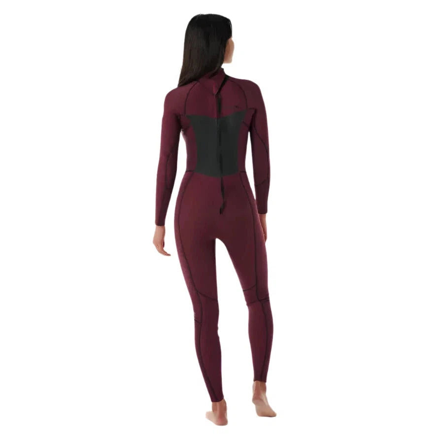 2025 Rip Curl Women's Dawn Patrol 3/2 Back Zip Steamer - Plum