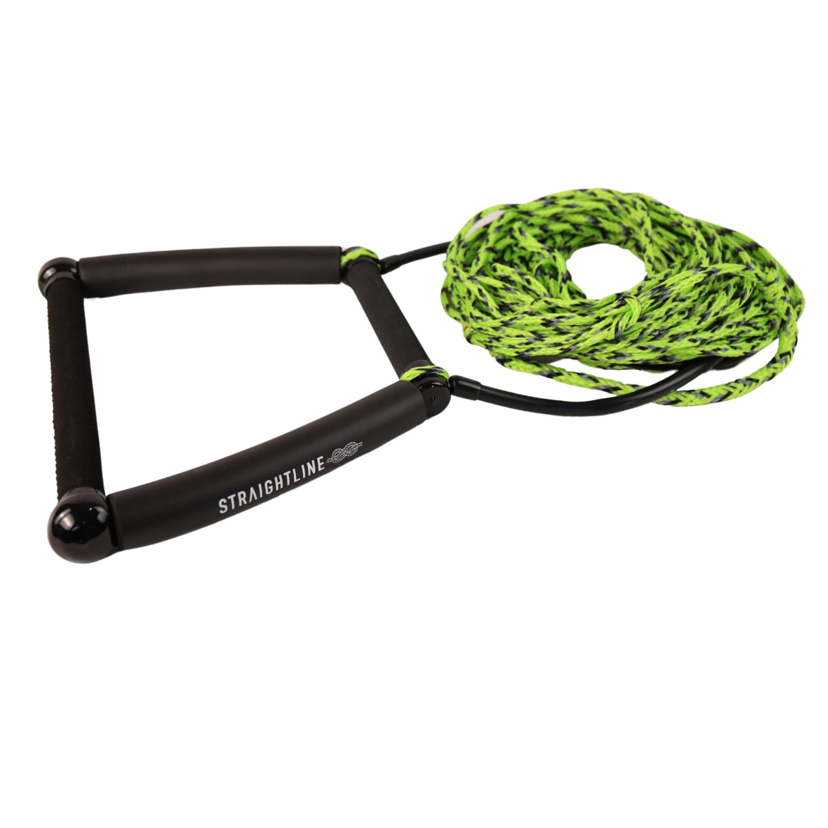 2027 Straightline Static Kneeboard Rope Package Green — three-section mainline detail