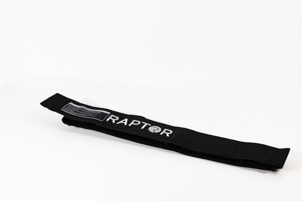 2027 Raptor Kneeboard Strap 3in Comp Black — full strap