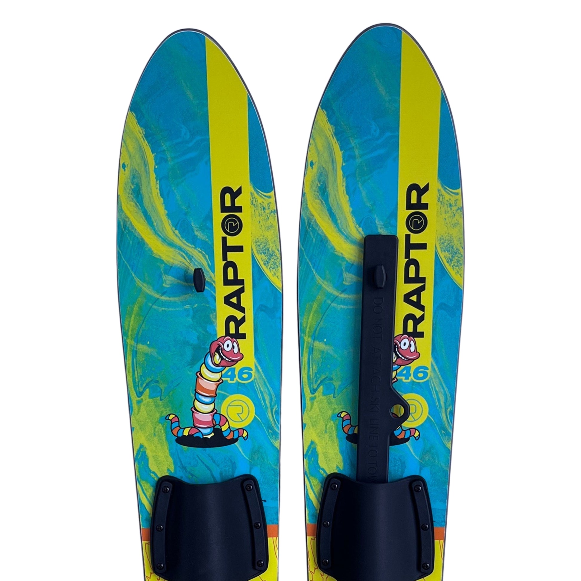 2027 Raptor Sour Worms Trainer Water Skis — tip detail