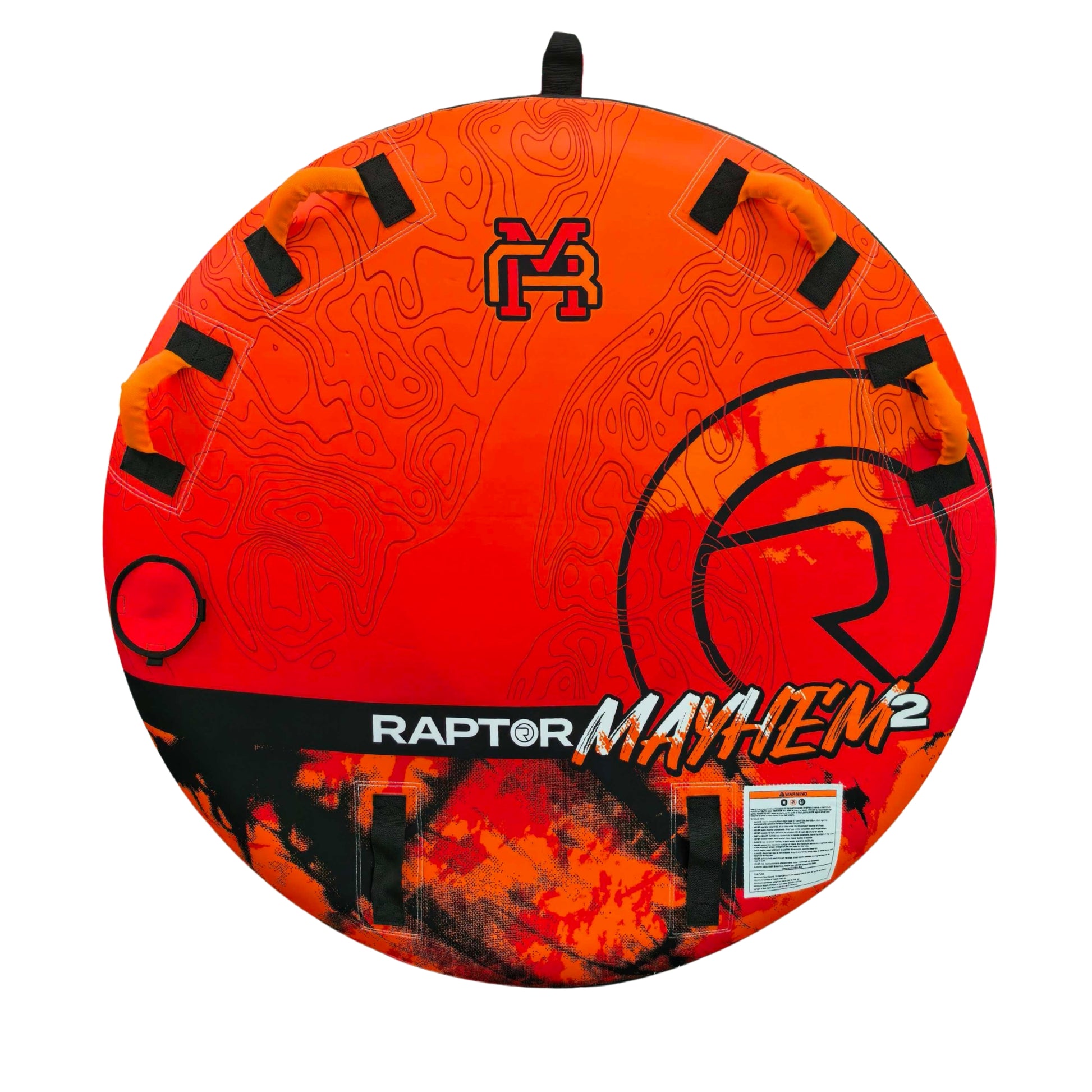 2027 Raptor Mayhem 2 Towable Tube — front of the 60 inch two-rider size