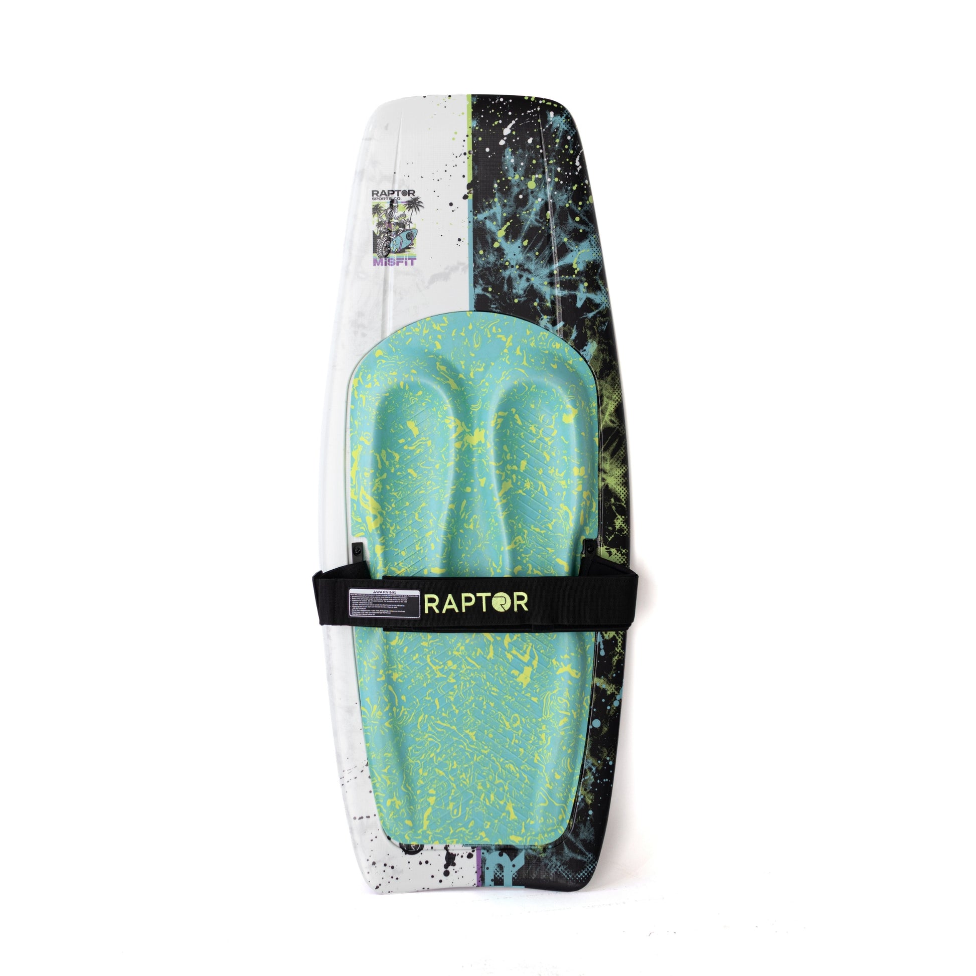 2027 Raptor Misfit Kneeboard Green — deck and mint kneepad