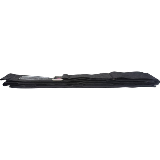2027 Raptor Double Locking Kneeboard Strap Black — locking hardware detail