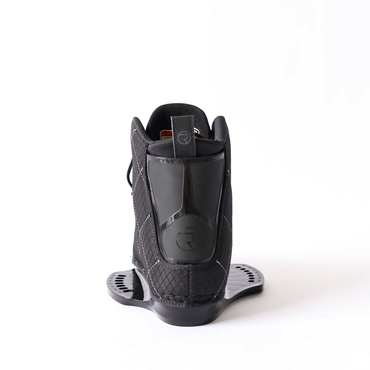2027 Raptor Process Kids Wakeboard Bindings Black — rear view