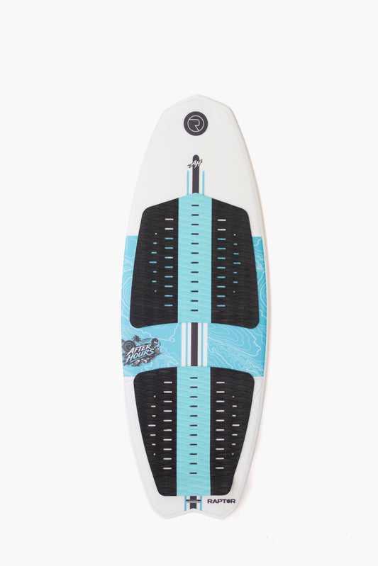 2027 Raptor After Hours Wakesurfer Teal — deck and traction pad