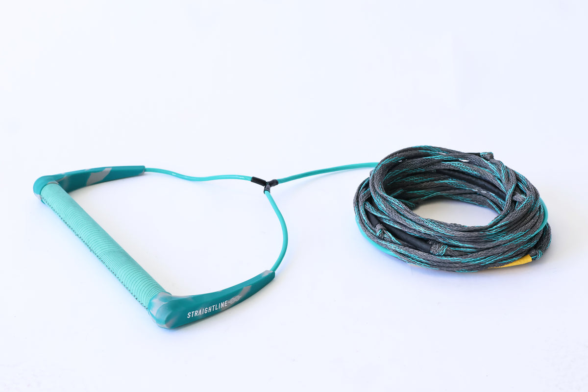 2027 Straightline Melo Wakeboard Rope Package Teal — handle and Spectra Fusion mainline