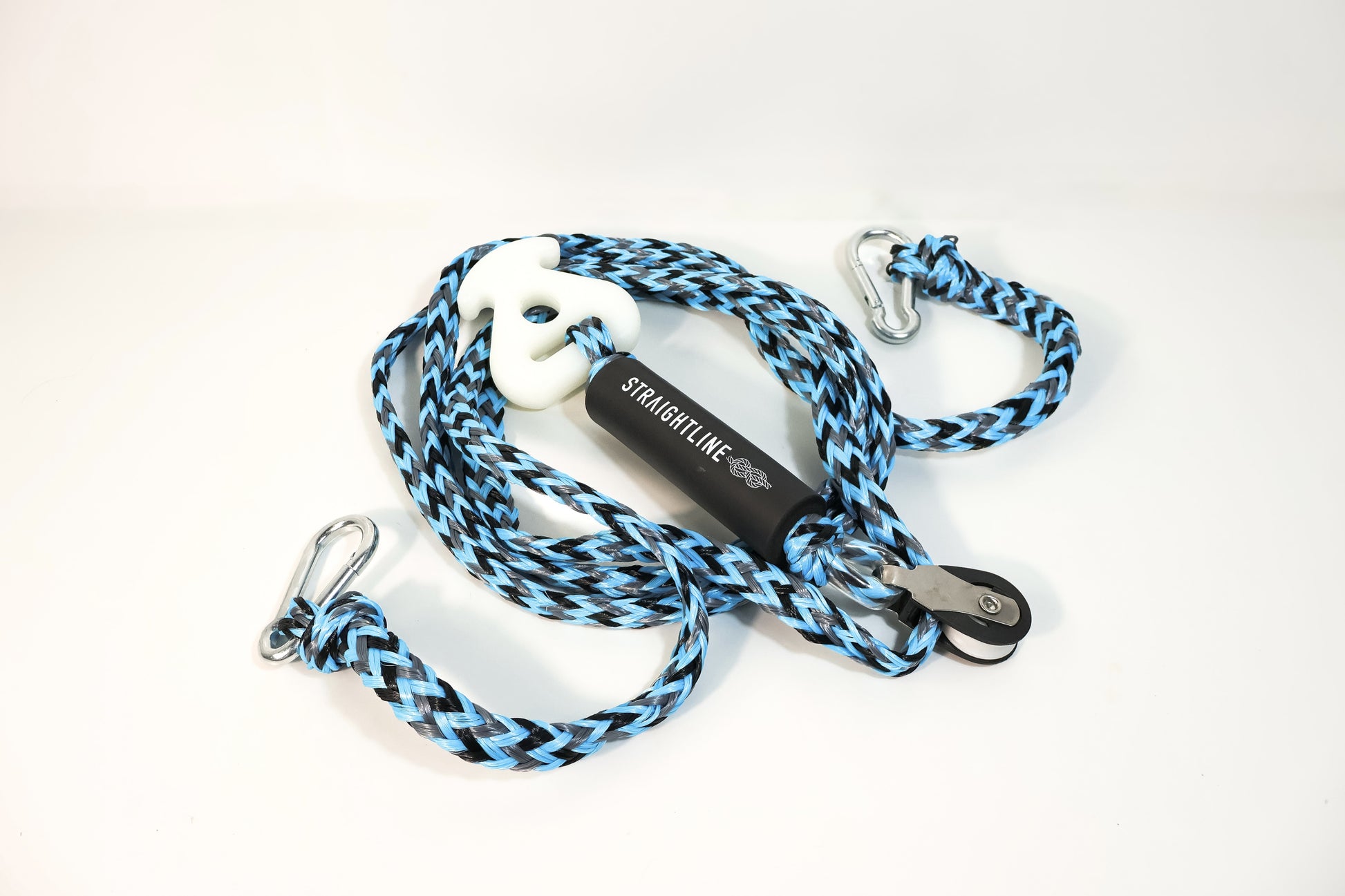 2027 Straightline Outboard Bridle 3.6M — bridle with pulley and hardware