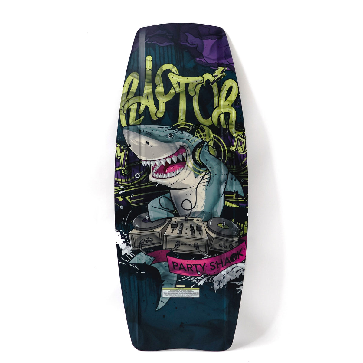 2027 Raptor Party Shark Kneeboard Navy — base graphic