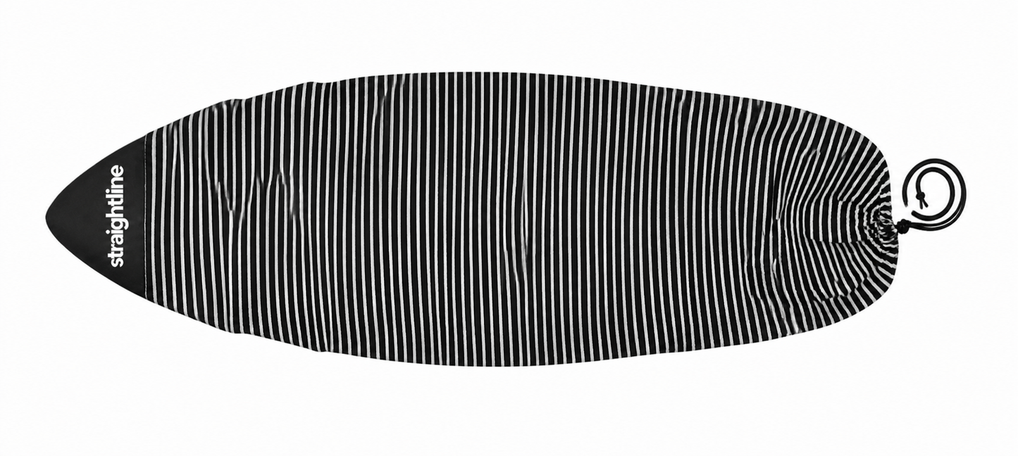 2027 Straightline Wakesurf Bag Sock Black — board sock with drawcord