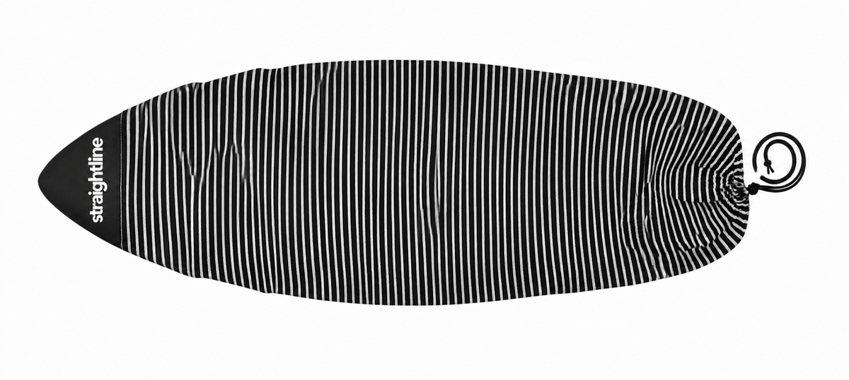2027 Straightline Wakesurf Bag Sock Black — board sock with drawcord