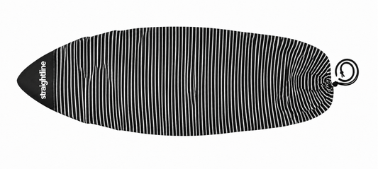 2027 Straightline Wakesurf Bag Sock Black — board sock with drawcord