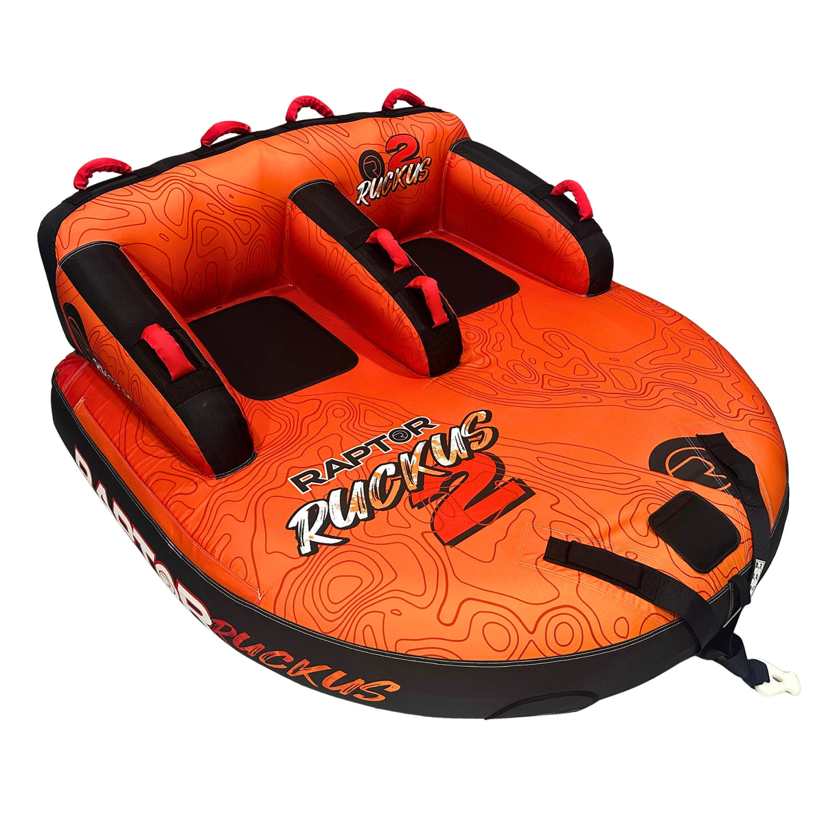 2027 Raptor Ruckus 2 Towable Tube red — side profile