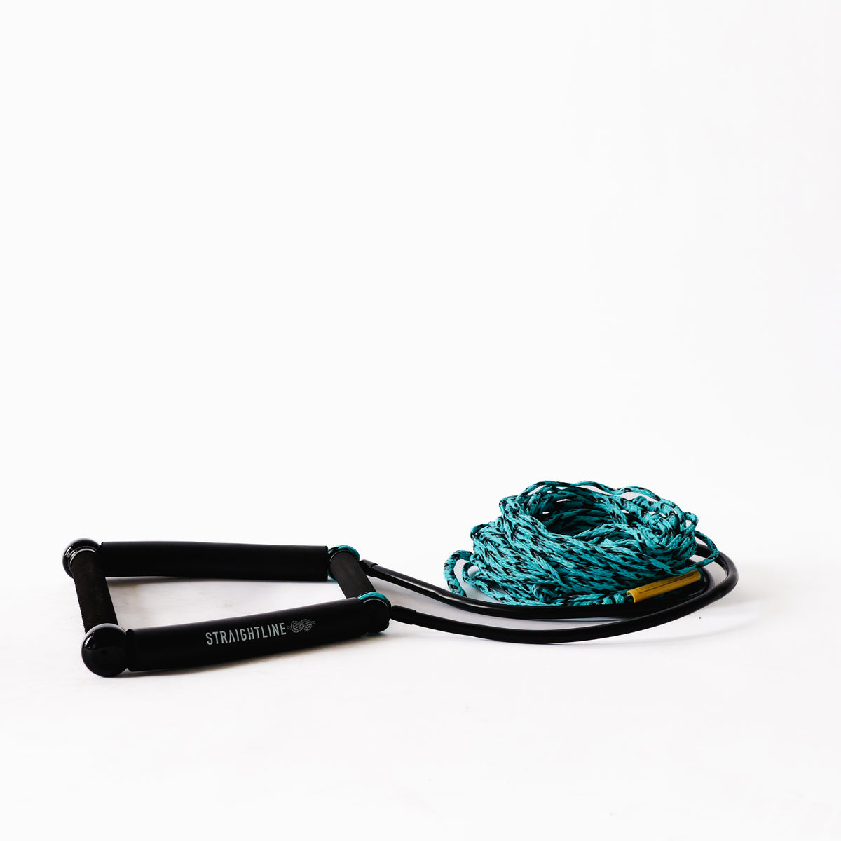 2027 Straightline Static Kneeboard Rope Package Teal — handle and mainline