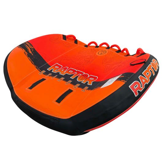 2027 Raptor Stinger Towable Tube yellow — angle view