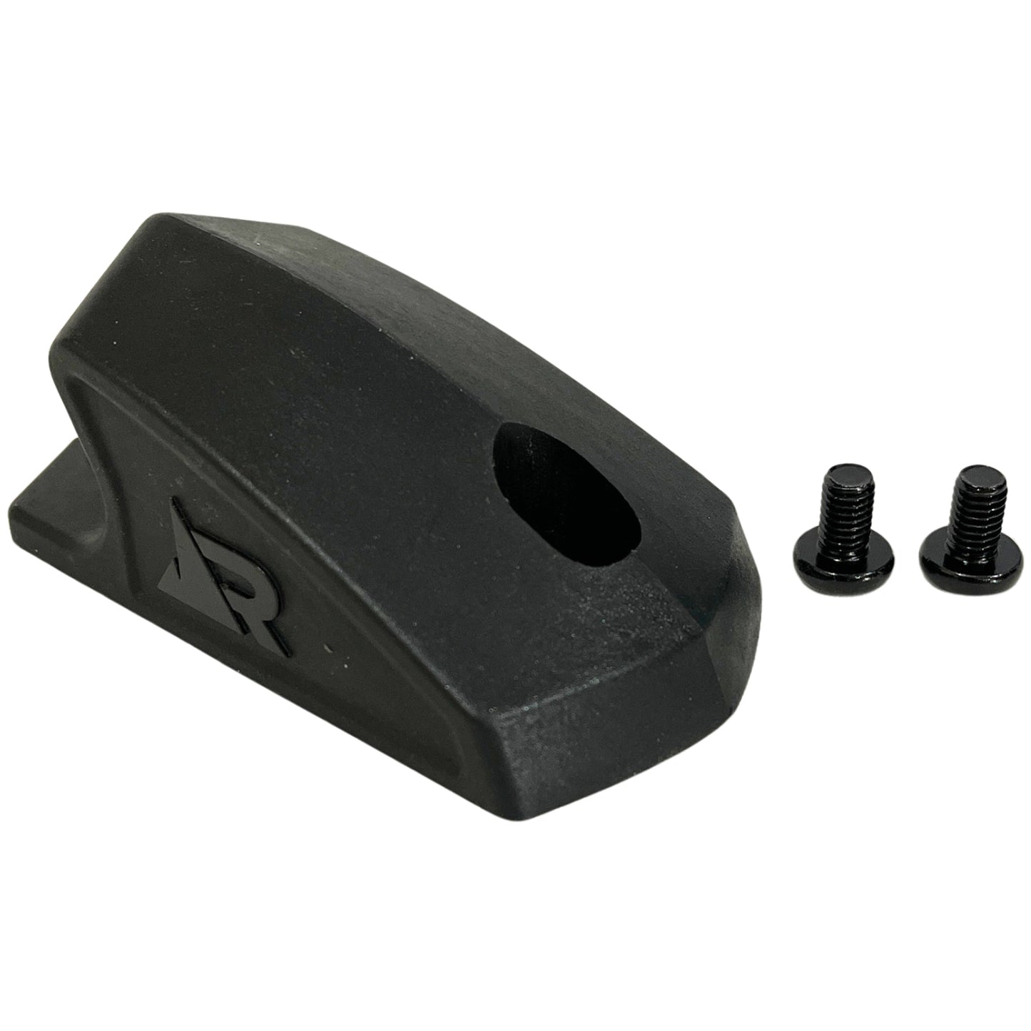 2027 Raptor Fibreglass Kneeboard Hook Black — hook and mounting bolts