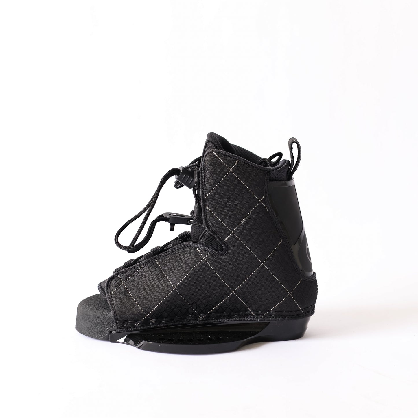 2027 Raptor Process Kids Wakeboard Bindings Black — side profile