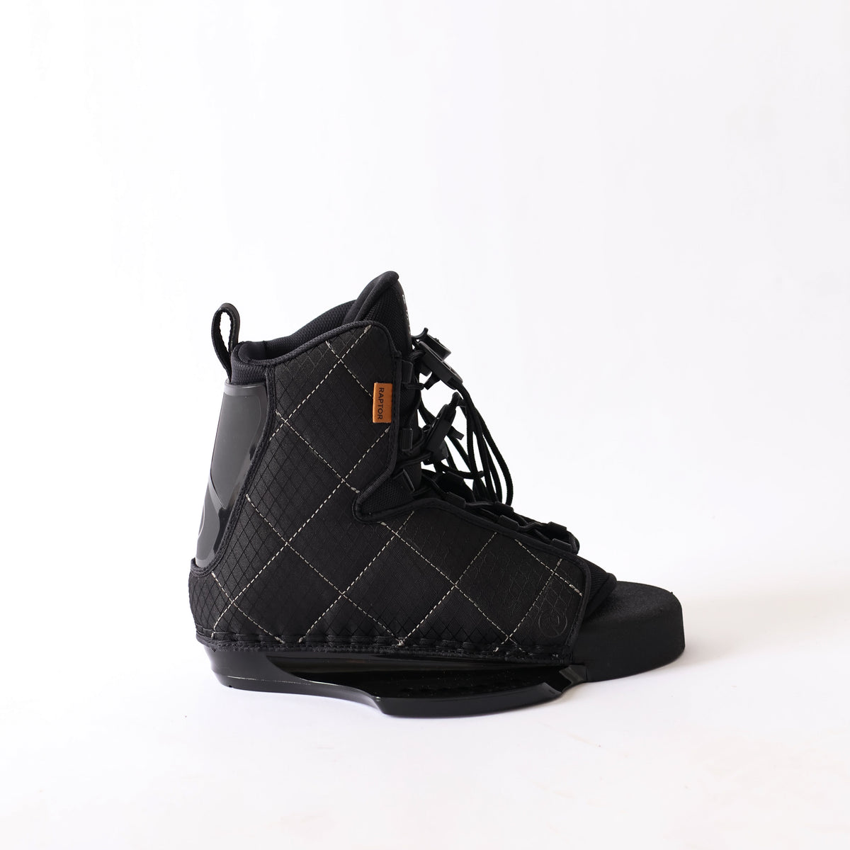 2027 Raptor Process Wakeboard Bindings Black — side profile
