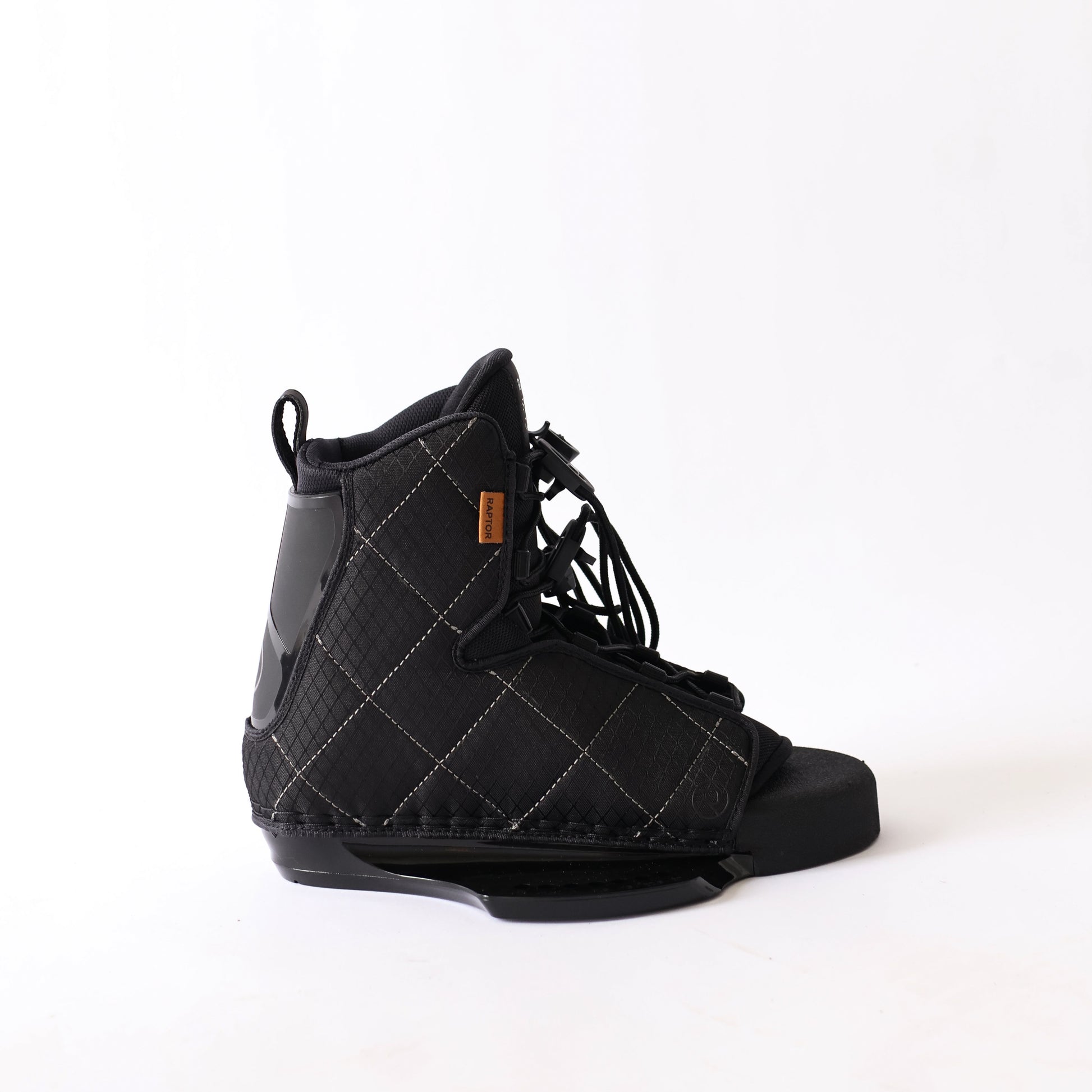 2027 Raptor Process Wakeboard Bindings Black — side profile