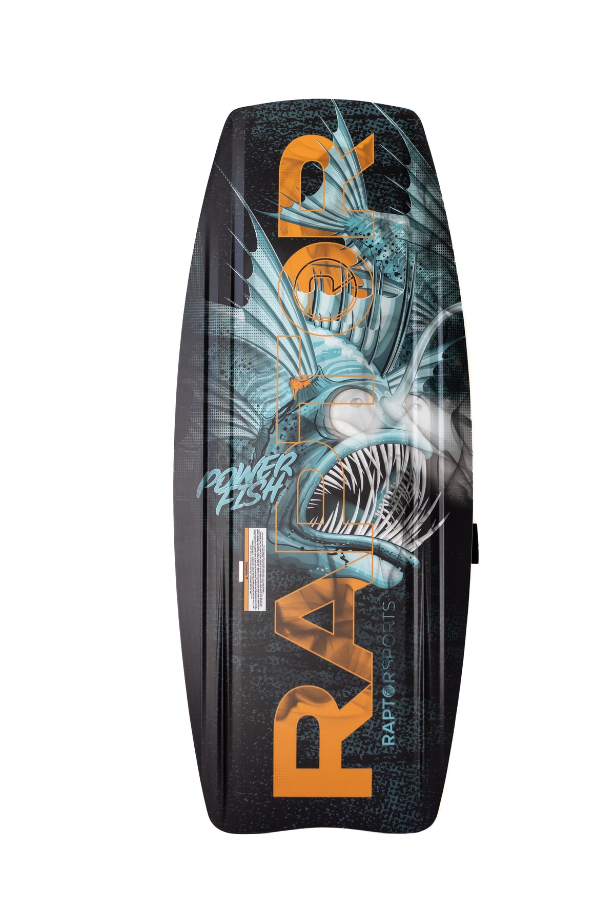 2027 Raptor Powerfish Kneeboard Orange — base graphic