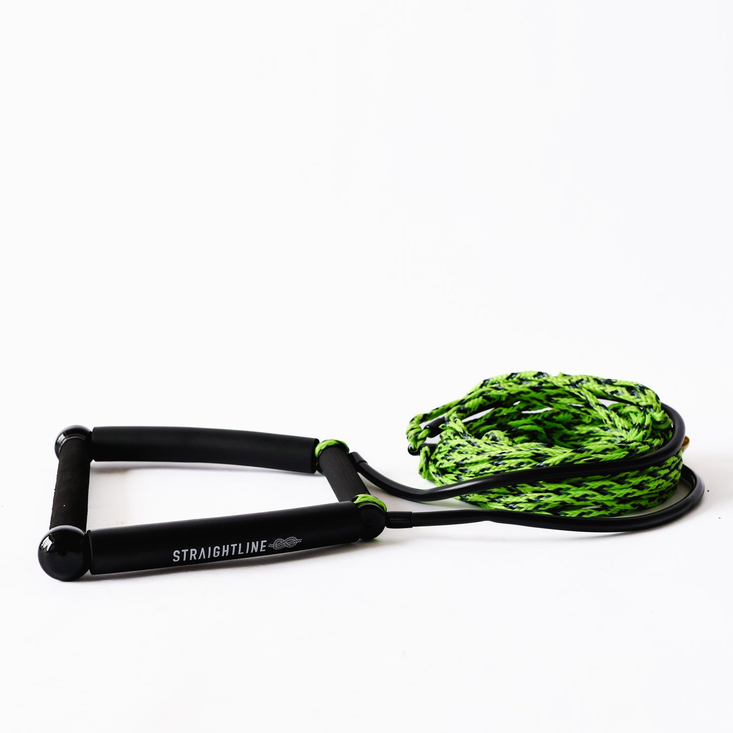 2027 Straightline Static Kneeboard Rope Package Green — handle and mainline