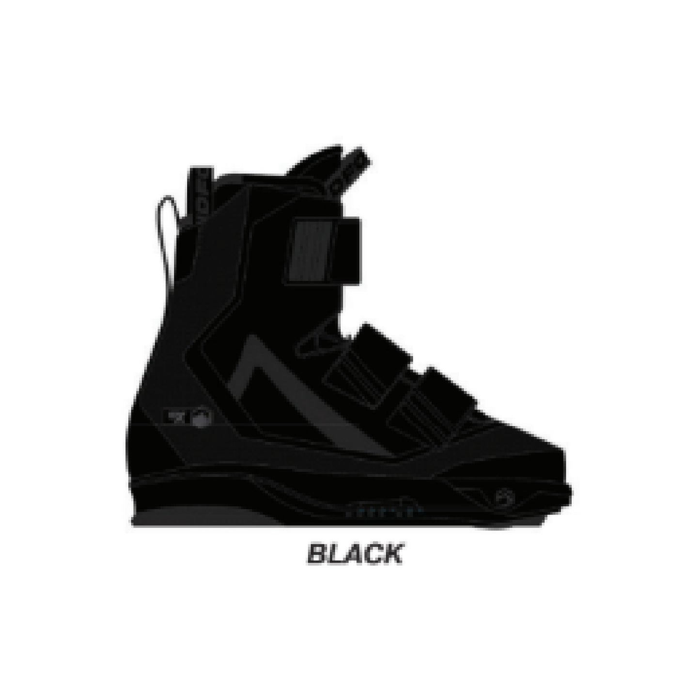 2027 Liquid Force Hook 6X Wakeboard Bindings Black