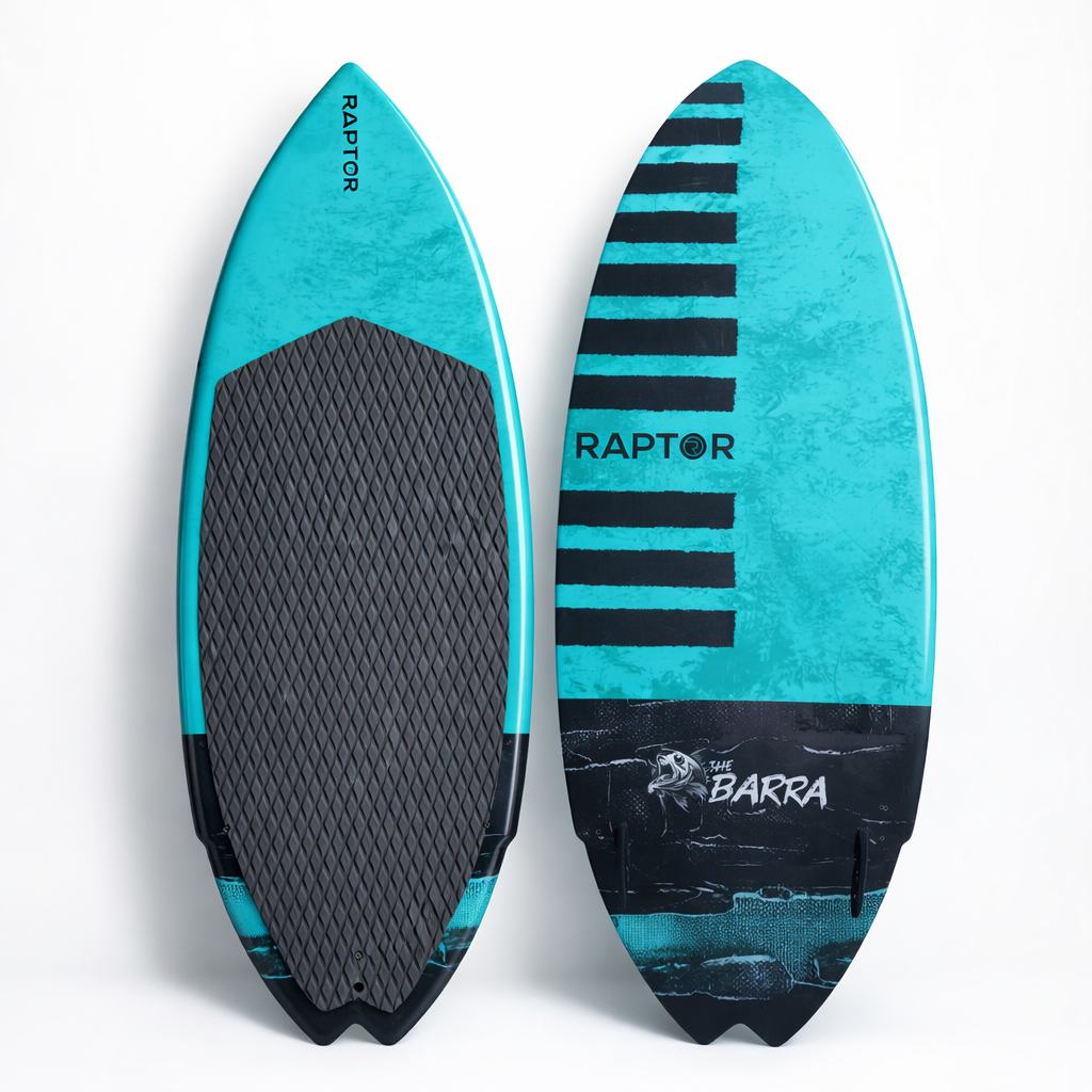 2027 Raptor The Barra Wakesurfer Blue — deck and base