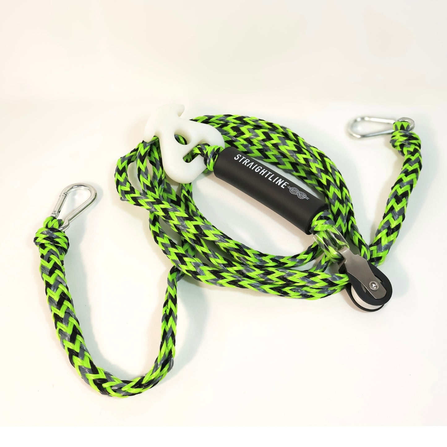 2027 Straightline Outboard Bridle 5M — bridle with pulley, float and carabiners