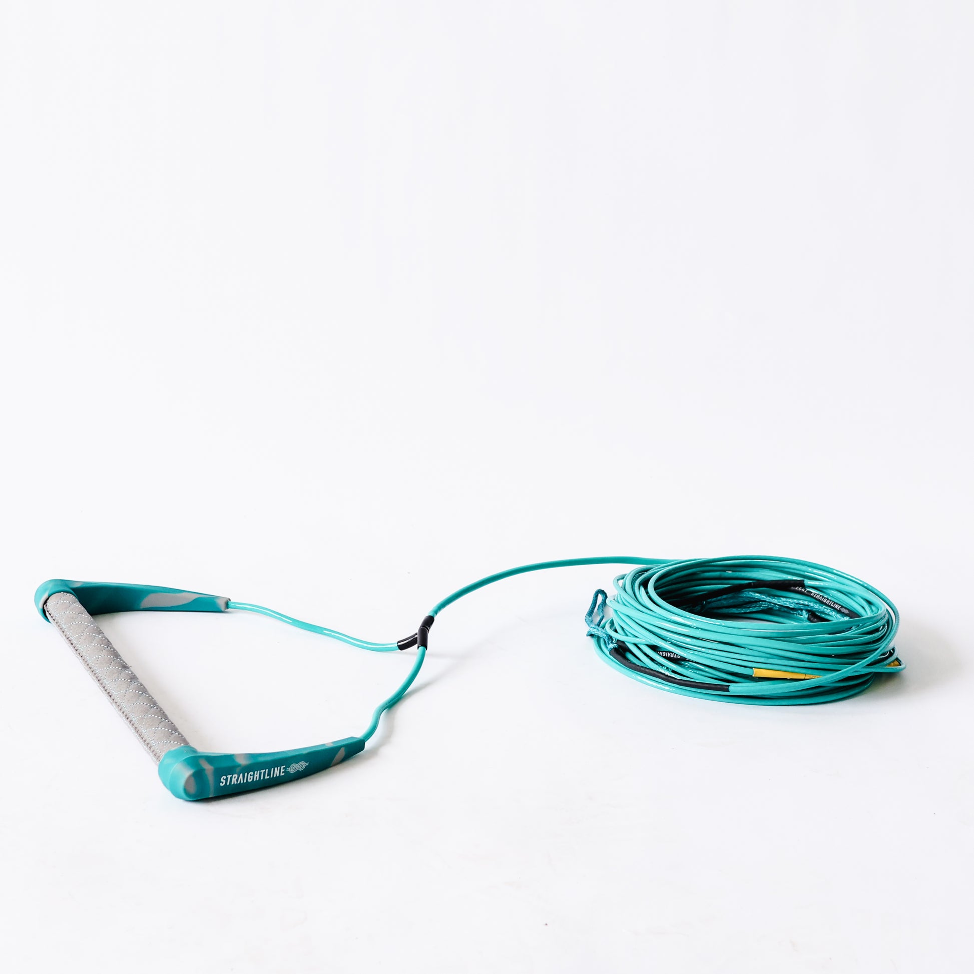 2027 Straightline Stab Wakeboard Rope Package Teal — 15in T6-6061 handle and mainline