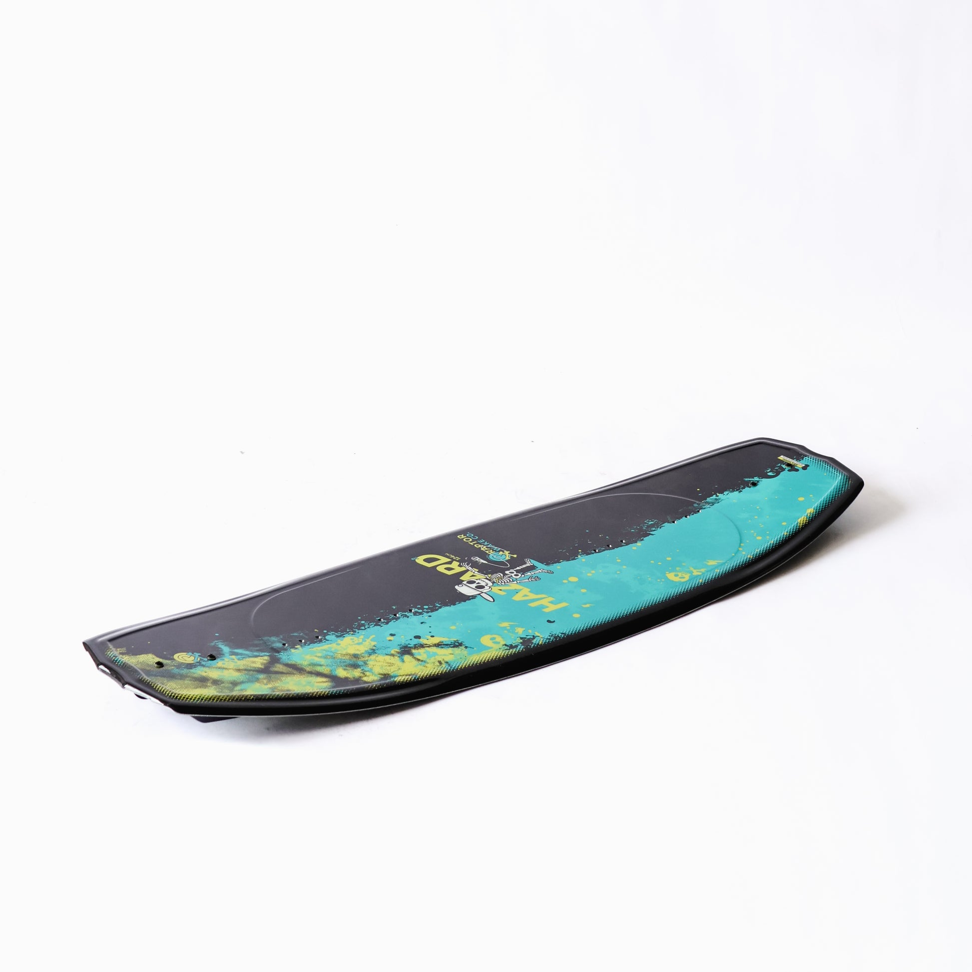 2027 Raptor Hazard Wakeboard — deck angle