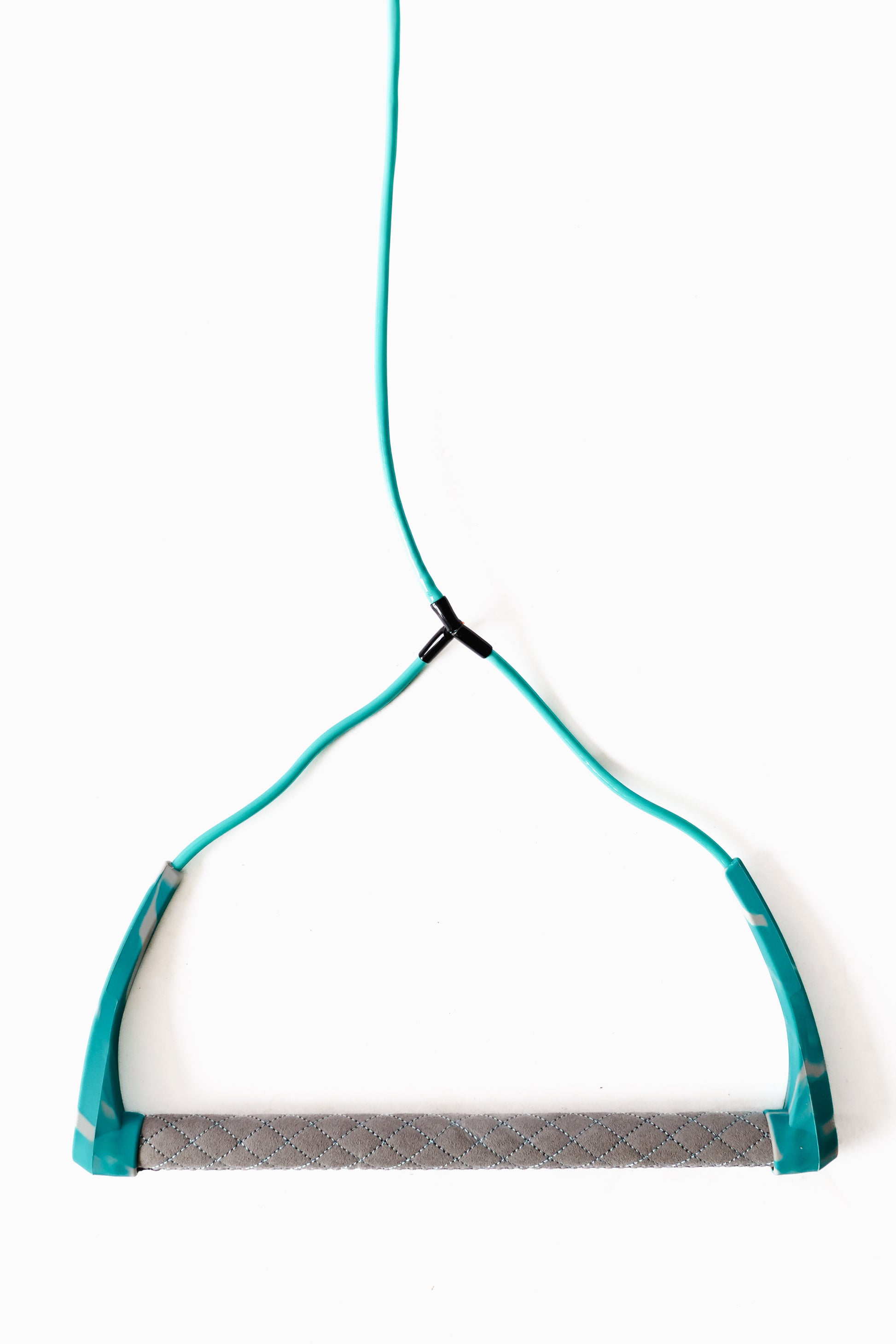 2027 Straightline Stab Wakeboard Rope Package Teal — ultra suede grip detail