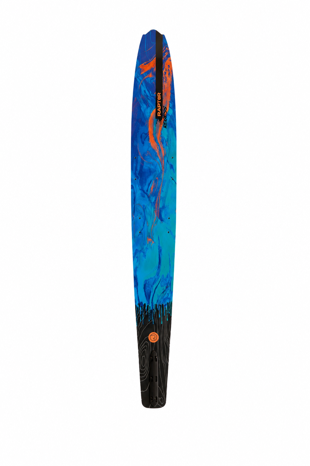 2027 Raptor Recess Slalom Ski Teal — deck view
