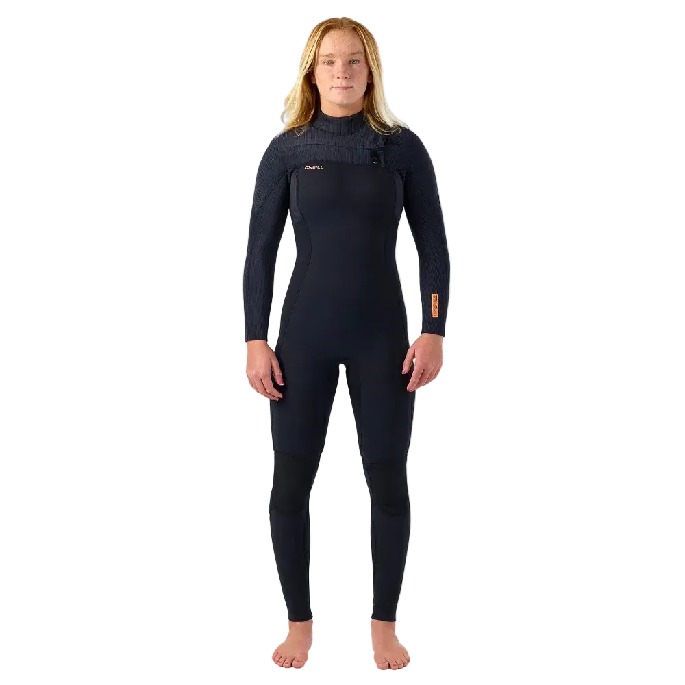 Womens HyperFreak 4/3+ Steamer Chest Zip Wetsuit - Black WELCOME BOARDSTORE 1