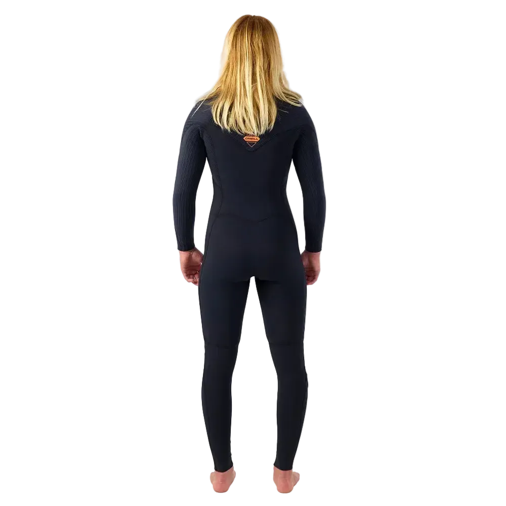 Womens HyperFreak 4/3+ Steamer Chest Zip Wetsuit - Black WELCOME BOARDSTORE 3