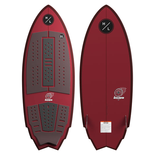 2027 Hyperlite Accelerator Wakesurfer — topsheet and base