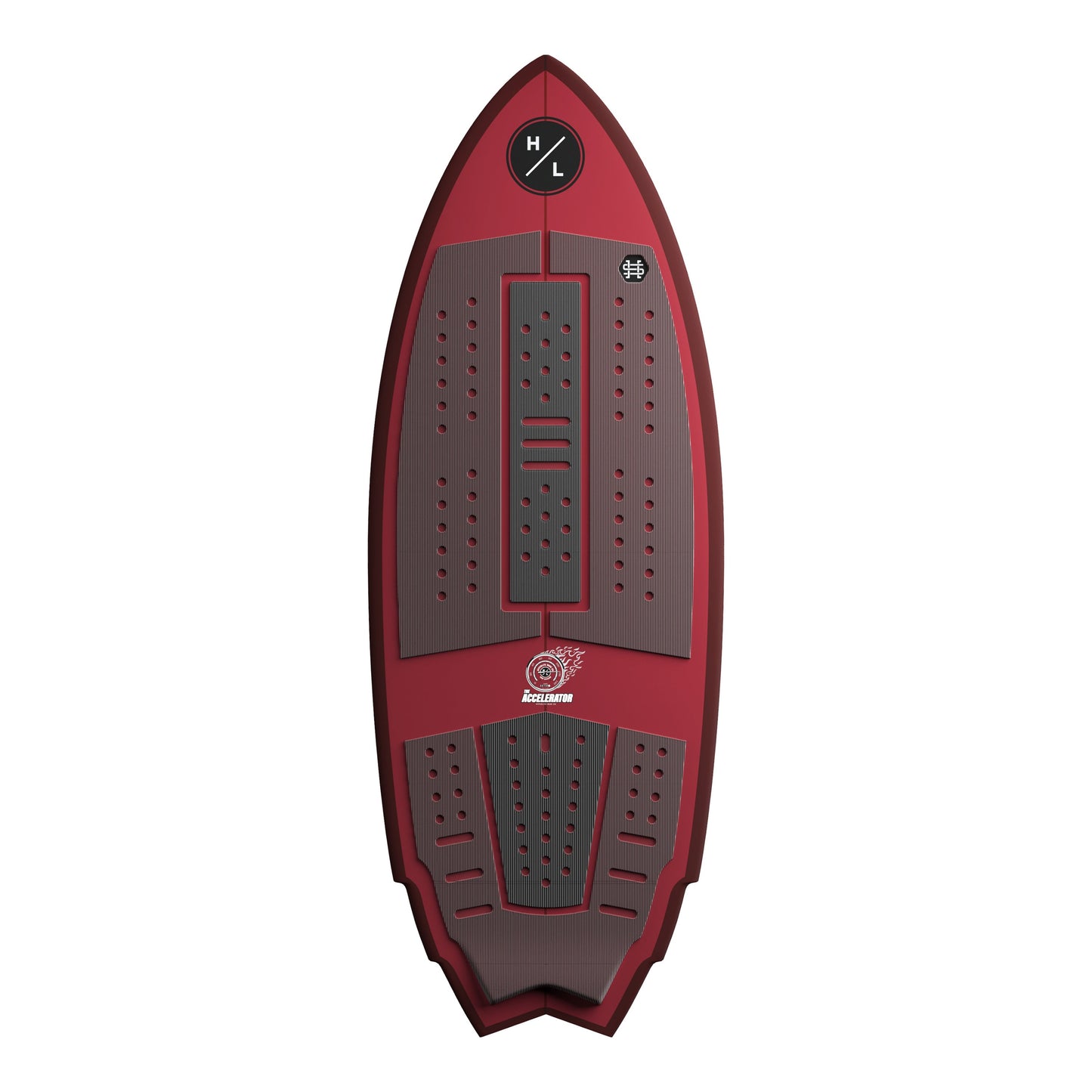 2027 Hyperlite Accelerator Wakesurfer — topsheet graphic